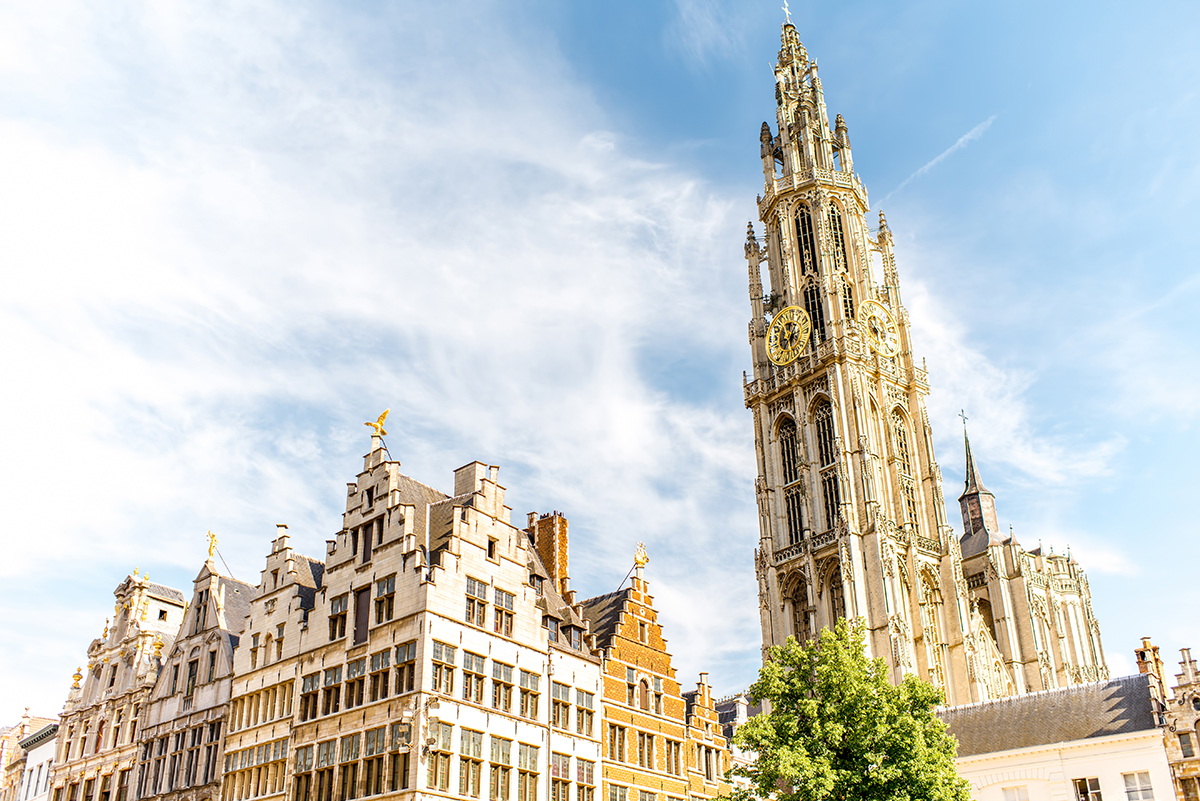 Belgium Antwerp - Historic port city with beautiful Flemish architecture and diamond heritage