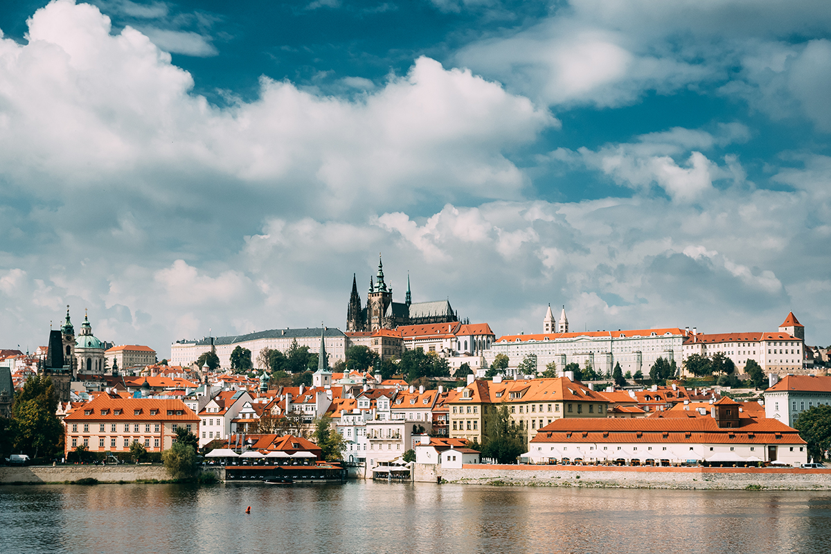 Czech Republic Prague Castle - Majestic medieval castle complex overlooking the Vltava River