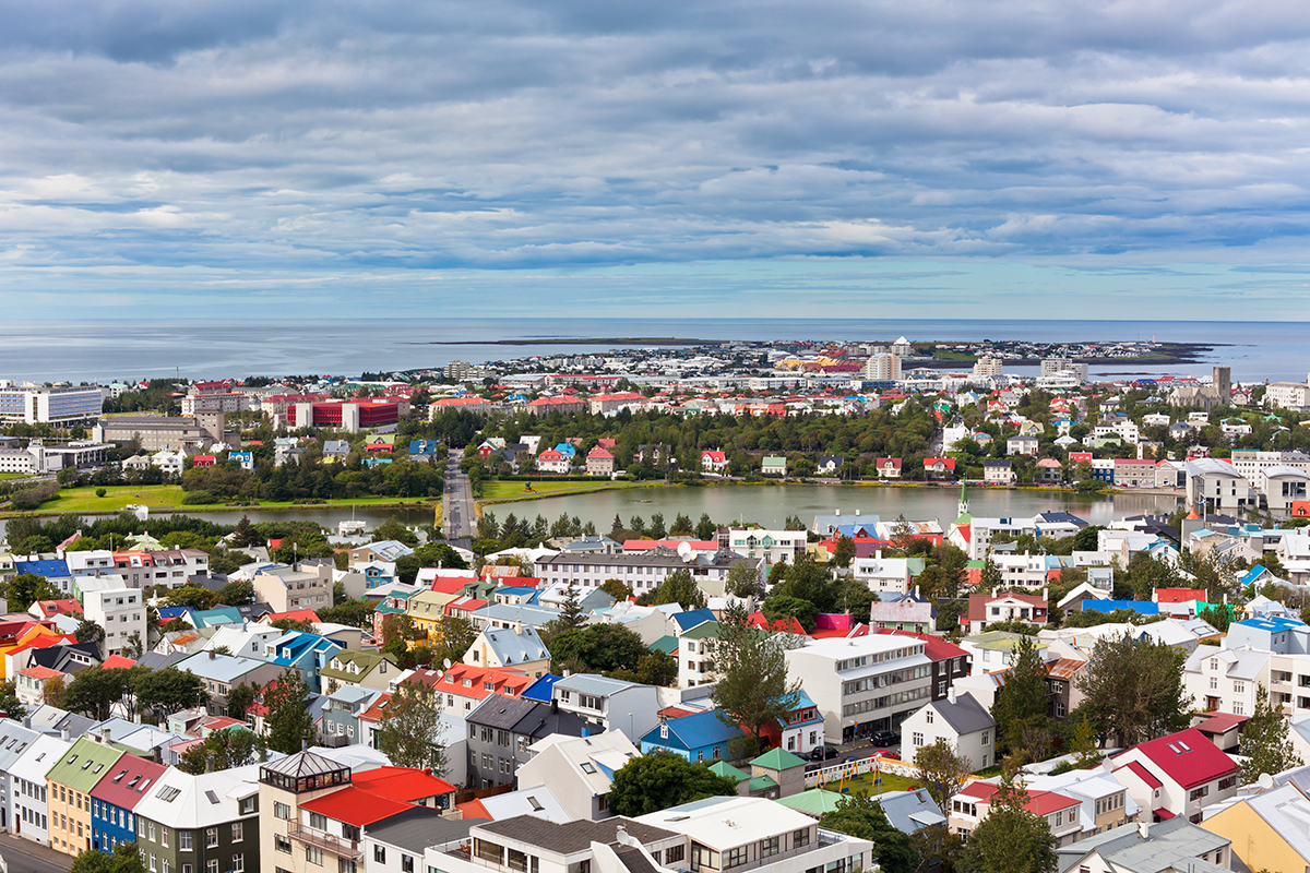 Reykjavik Iceland - Beautiful capital city with colorful houses and Nordic charm
