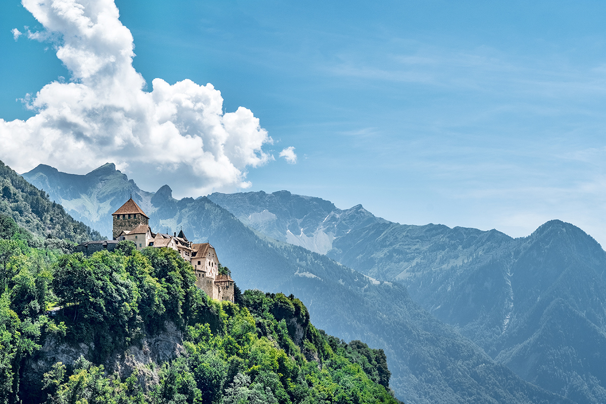 Liechtenstein Castle - Historic royal castle overlooking the Rhine Valley