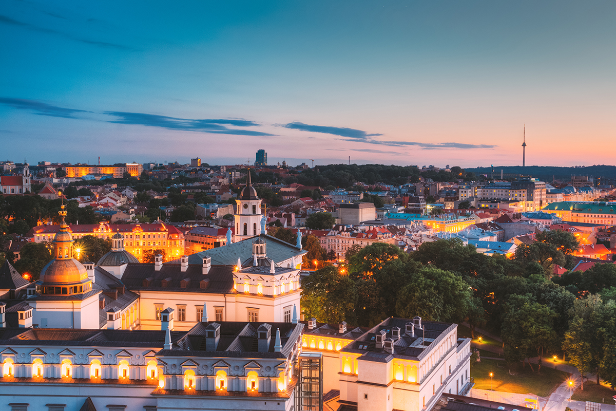 Vilnius Old Town Lithuania - UNESCO World Heritage medieval district