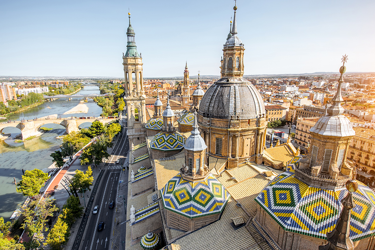 Zaragoza Spain - Beautiful Spanish architecture and historic landmarks